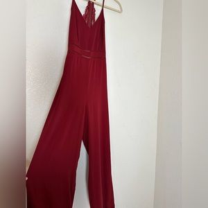 Burgundy Jumpsuit Women’s Large